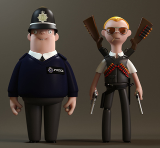Illustration for article titled Let’s all pine for these digital mock-ups of Cornetto Trilogy vinyl figures